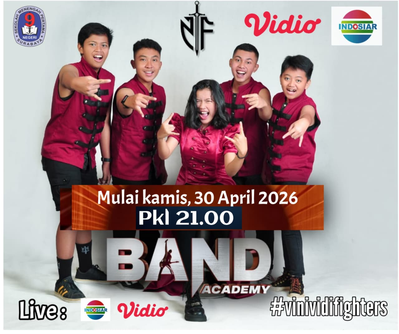 DUKUNG NINE FIGHTER DALAM BAND ACADEMY 2026